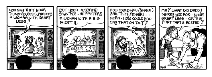 Michael asks Elly about her legs and being busted.