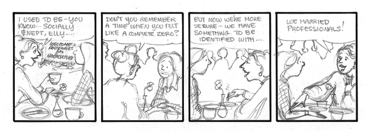 Marta takes pride in being married to a professional.