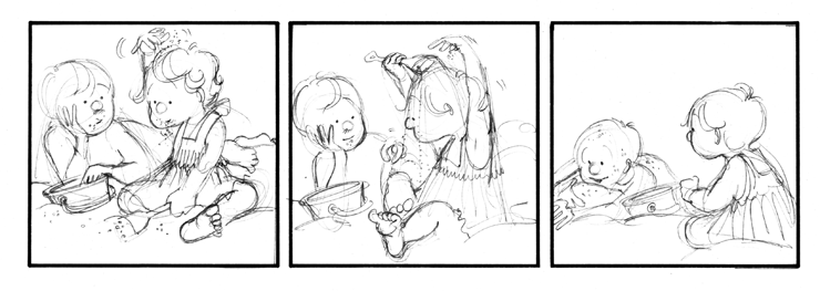 An unfinished strip.